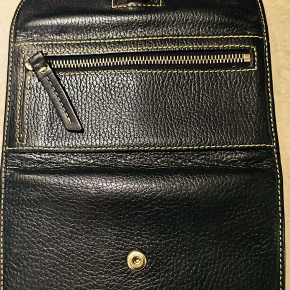 Dooney & Bourke Black Leather Wallet/Checkbook - Picture 3 of 5